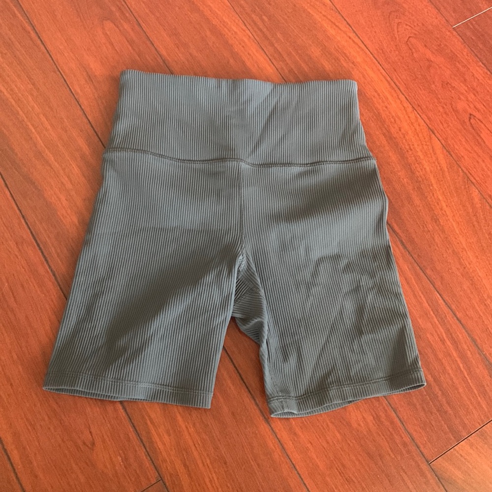 Ribbed Biker shorts